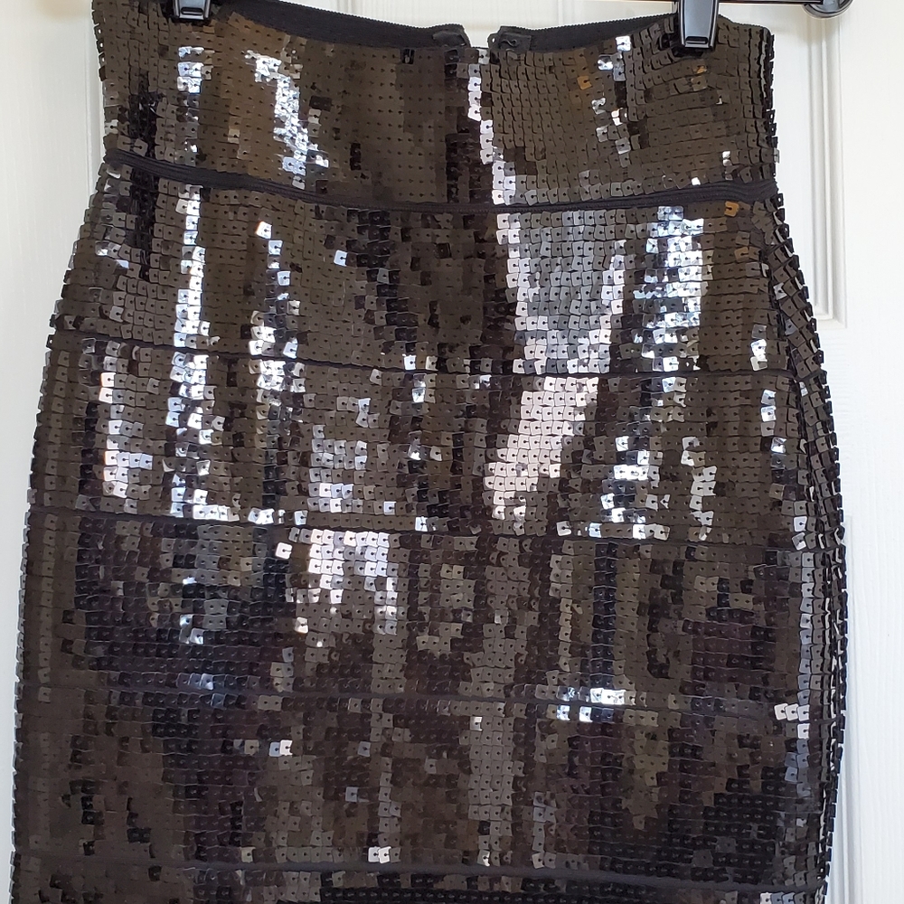 BCBG MaxAzria  Sequin mini skirt